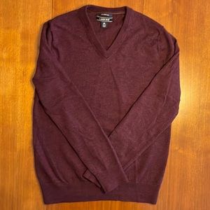 Lands End mens 100% Merino Wool sweater Medium